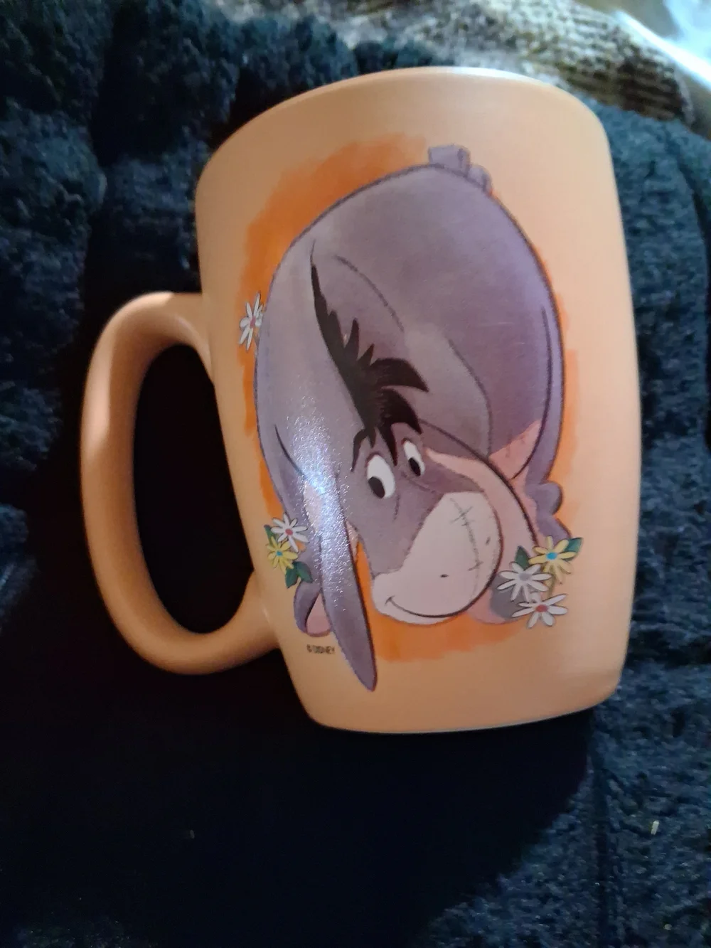 Disney Orange Eeyore Ceramic Mug
